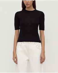 Assembly Label - Mina Silk Knit Tee