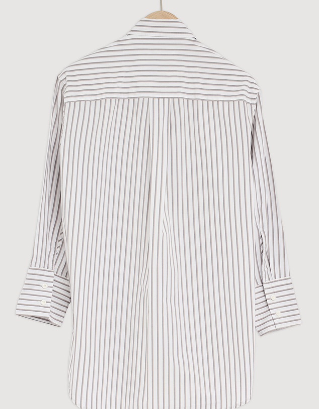 Revibe - Repaired Assembly Label Womens Cotton Stripe Shirt - AU XXS/XS