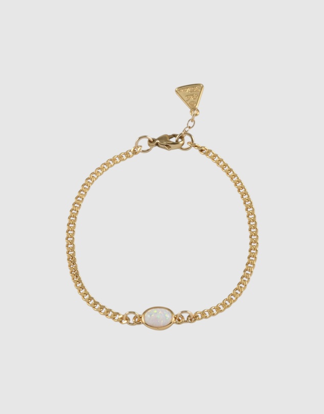 Von Treskow - Oval Czelline Opal Curb Bracelet
