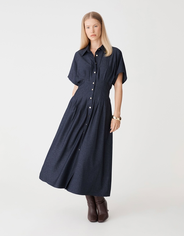 Forcast - Gilda Pleat Waist Dress