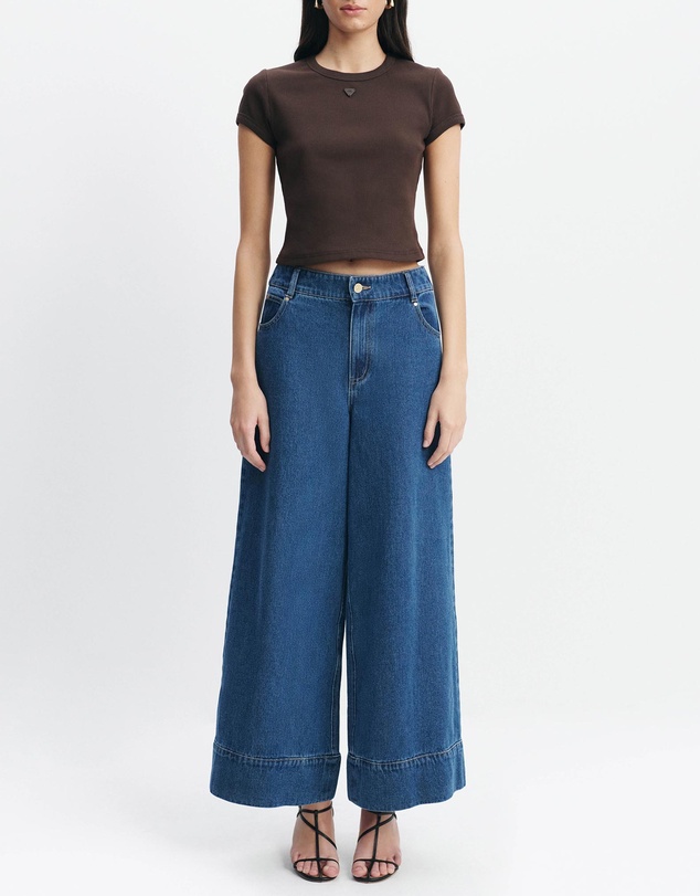 Aje Studio - Kendall Denim Wide Leg Jeans