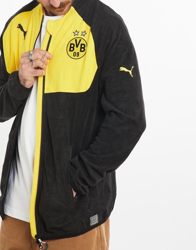 Vintage by The Real Deal - Pre Loved - Vintage Puma BVB Borussia Dortmund Football Fleece Jacket