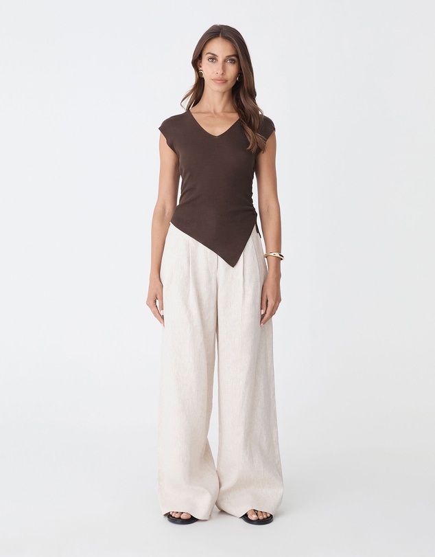 Forcast - Galina Ruched Lyocell Knit