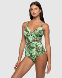 Nip Tuck Swim - Exotic Eden Louise Multifit Ruched Front One Piece