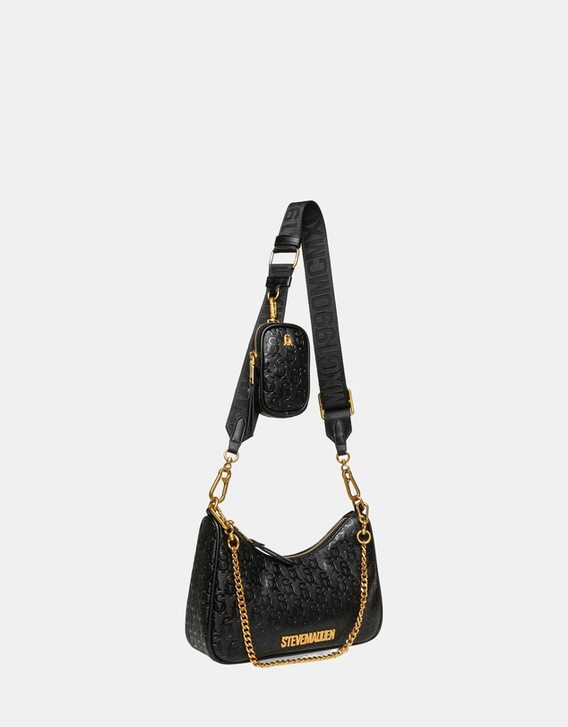 Steve Madden - BVice-E Black Gold Handbag