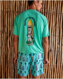 Boardies - Boardies Island Elders Mid Length Swim Shorts
