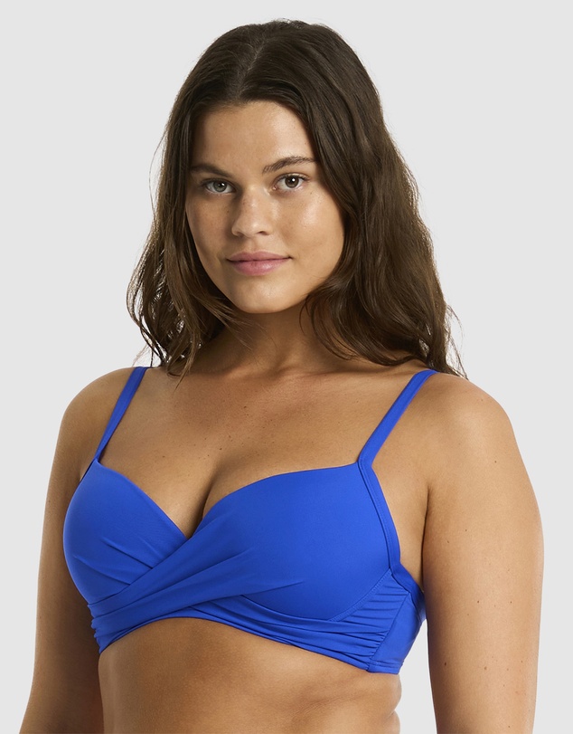 Sea Level Australia - Essentials Cross Front Moulded Cup Underwire Bra