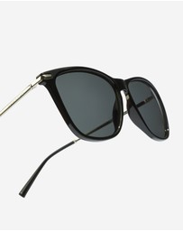 Hawkers Co - HAWKERS - Polarized Black Dark ONE CROSSWALK Sunglasses for Men and Women UV400