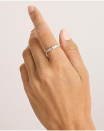 By Charlotte - Sterling Silver Stardust Ring