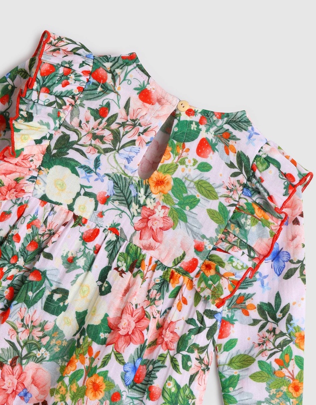 Alex & Ant - Carla Playsuit - Strawberry Pink
