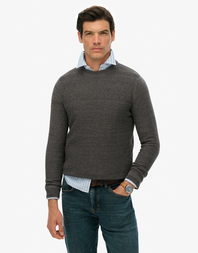 Superdry - Light Weight Cotton Texture Jumper