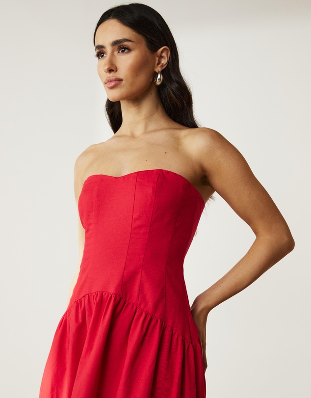 Atmos&Here - Sunny Drop Waist Midi Dress