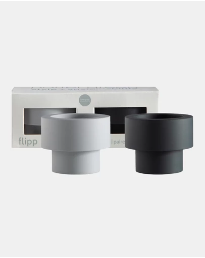porter green - flipp sml silicone unbreakable candle holder set