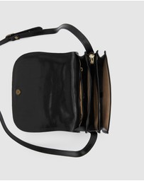 Republic of Florence - Mia Black Crossbody Bag