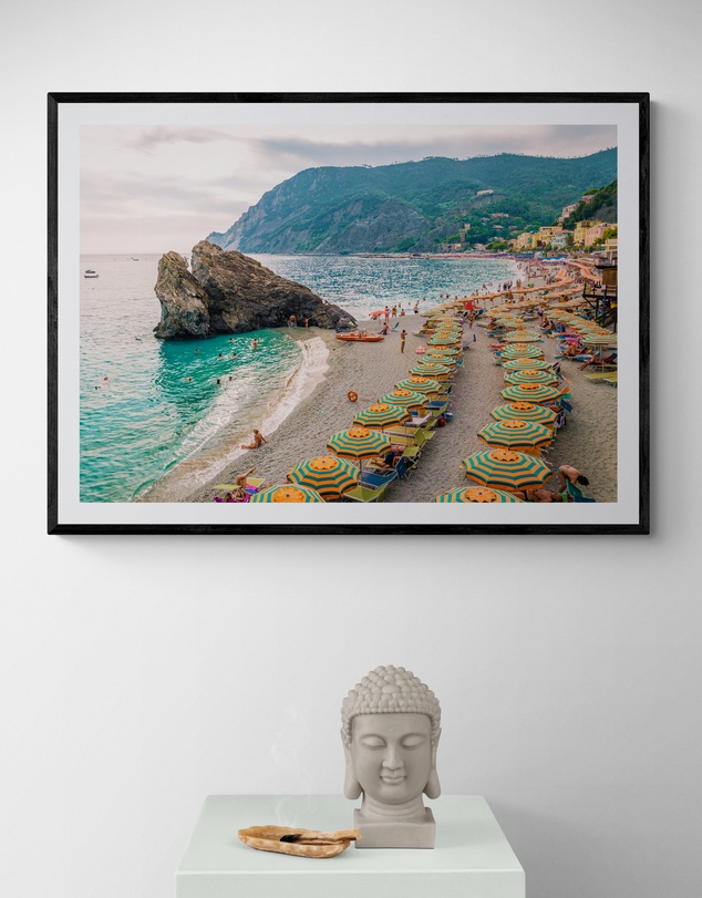 Inka Arthouse - Monterosso Beach Italy Art Print