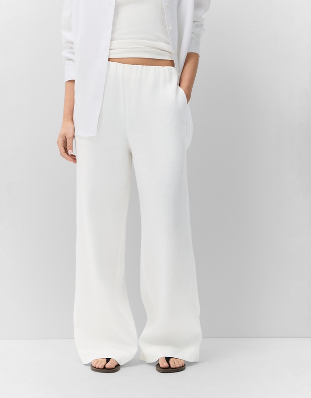 UNISON - Essential Linen Wide Leg Pant