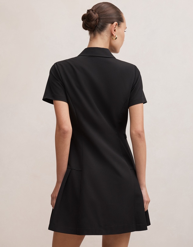 Forever New - Gigi Pleated Button Down Mini Dress