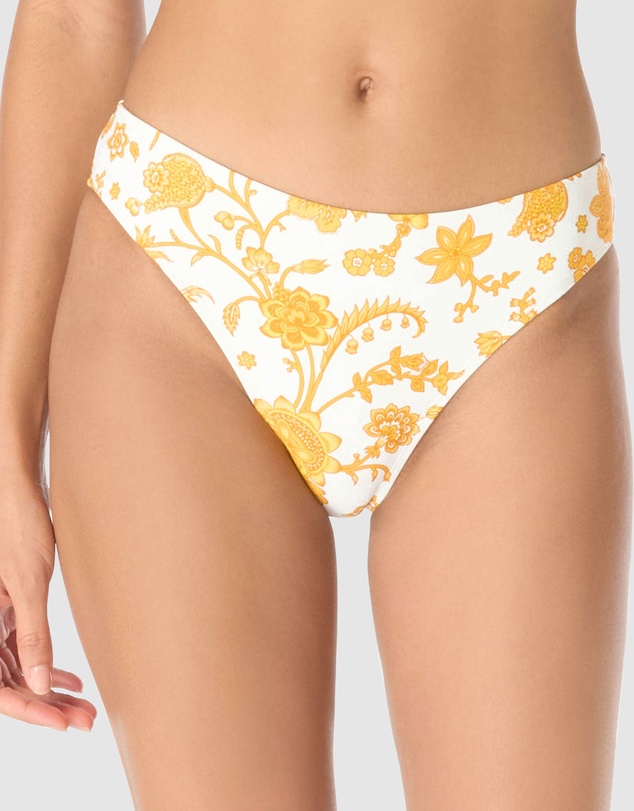 Michael Kors - Riviera Blooms High Leg Bikini Bottom
