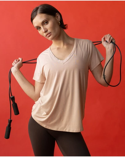 HyperLuxe The Label - V Neck Shirt