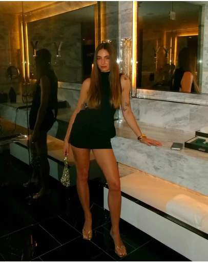 Dazie - Indie High Neck Draped Back Mini Dress