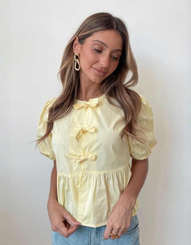Esther & Co - Rayanna Top - Yellow