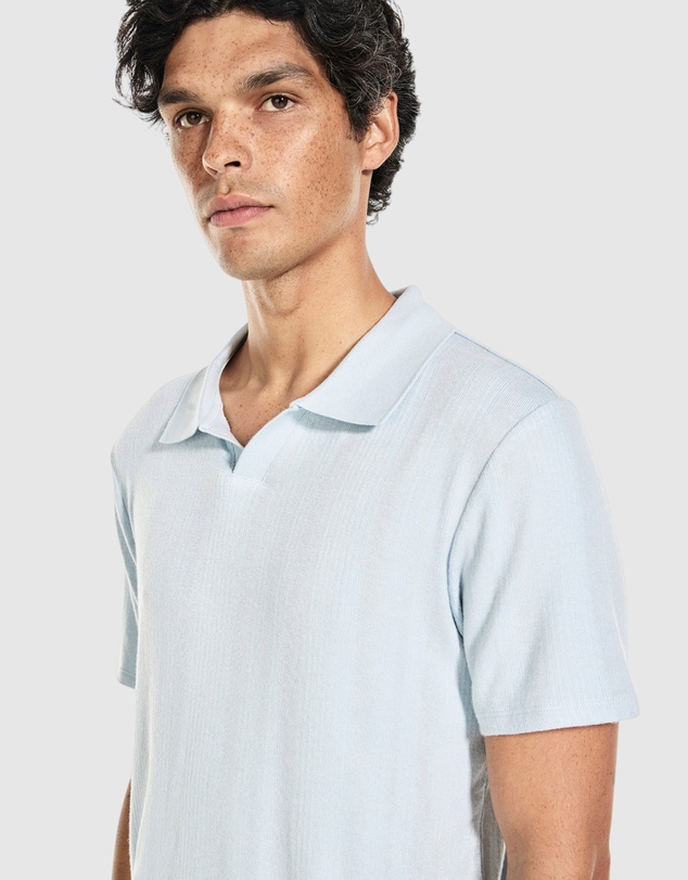GUESS - Andro Rib Knit Polo Shirt