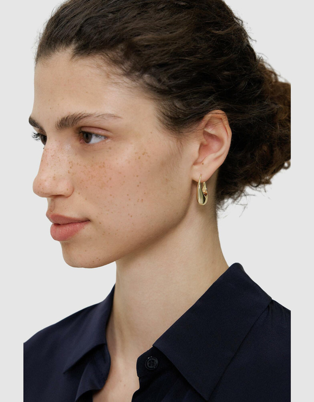 Trenery - Etty Teardrop Hoop Earrings