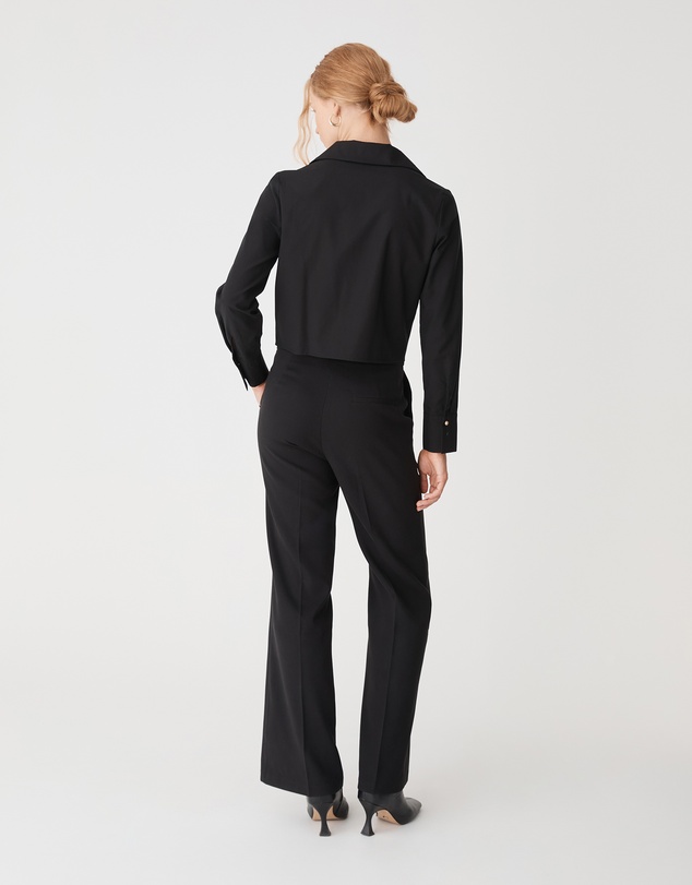 Forcast - Gabby Pleated Hem Shirt