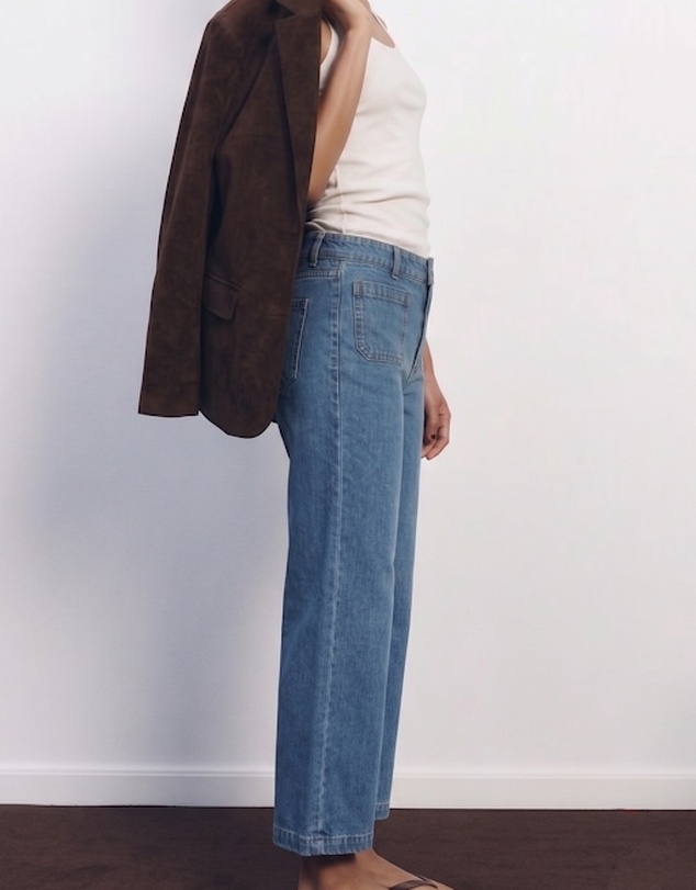 Atmos&Here - Luella High Rise Crop Flare Jeans