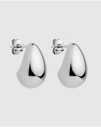 Najo - Baby Umbra Silver Earrings