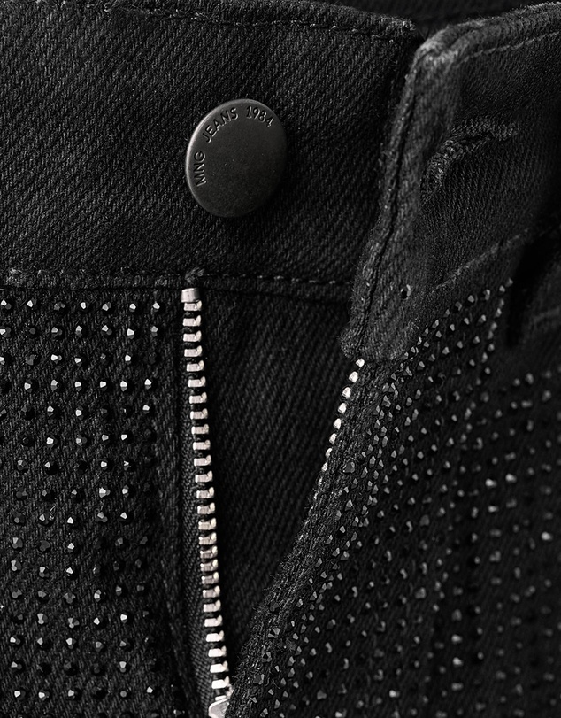 M.N.G - Balloon Jeans With Rhinestones