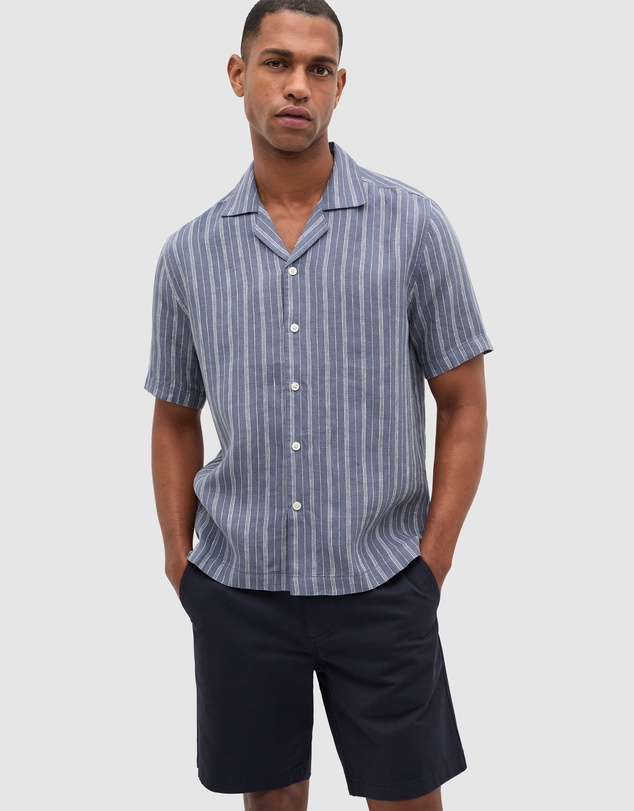Seed Heritage - Stripe Linen Shirt