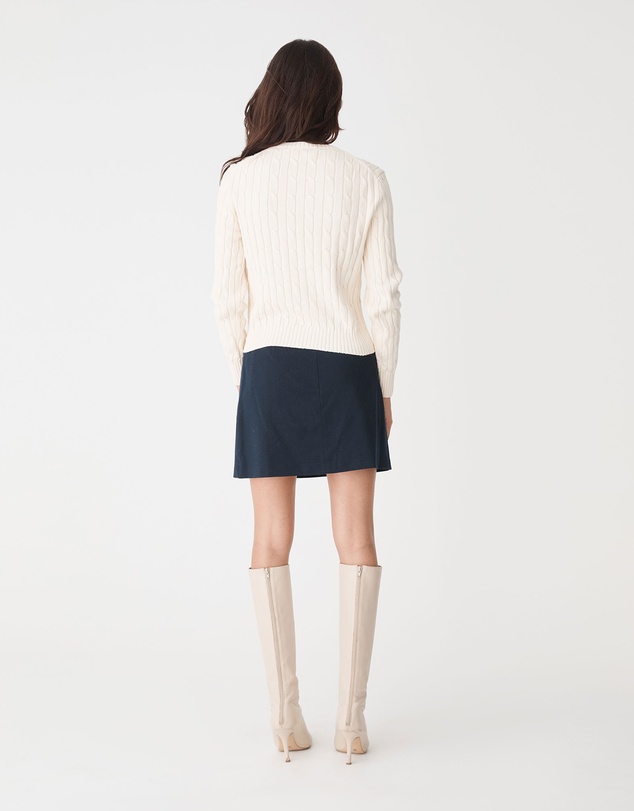 Forcast - Juanita Cotton Cable Knit