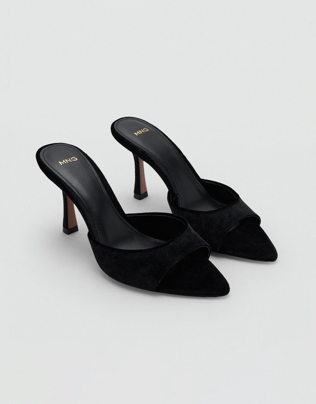 M.N.G - Velvet Pointed Heels