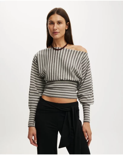 Cotton On - Everfine Ls Batwing Knit