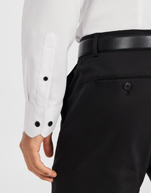 Tarocash - Cy Slim Textured Bamboo Shirt