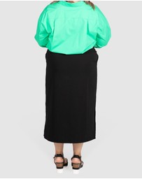Love Your Wardrobe - Tyra Bengaline Midi Skirt