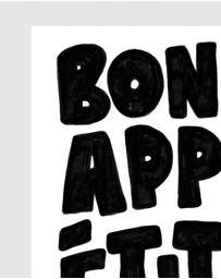 Inka Arthouse - Bon Appetit Art Print by Paige Byrne