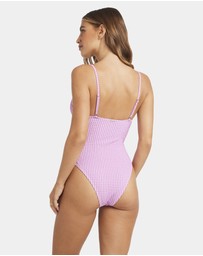 Billabong - Womens Mini Wave Check Kaia One Piece Swimsuit