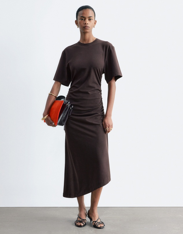 & Other Stories - Asymmetric Midi T-Shirt Dress