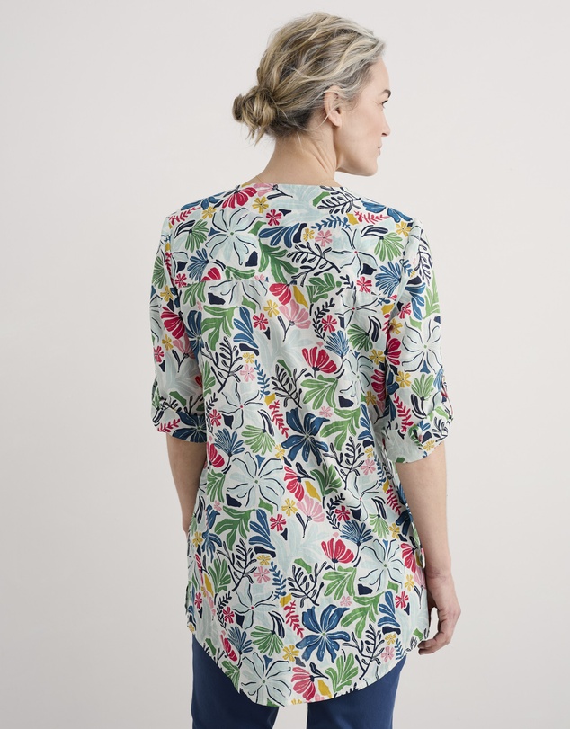 Seasalt - Seasalt Cornwall Seaweed Flower Chalk Op Art Tunic