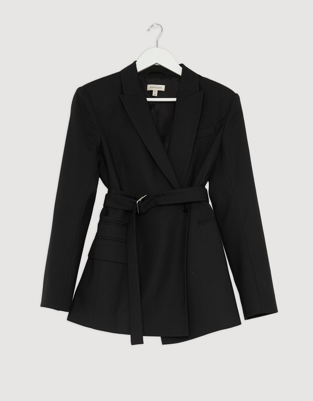 Revibe - Repaired Shona Joy Castro Belted Blazer - AU 6