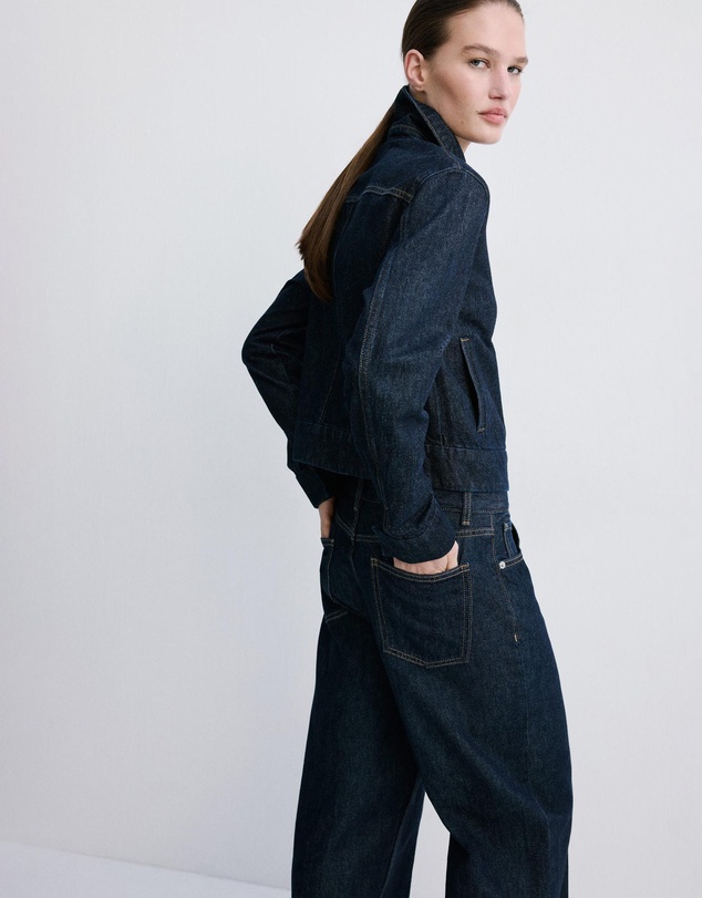 M.N.G - Fitted Denim Jacket With Pockets