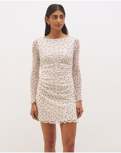 Cream Base Polka Dot