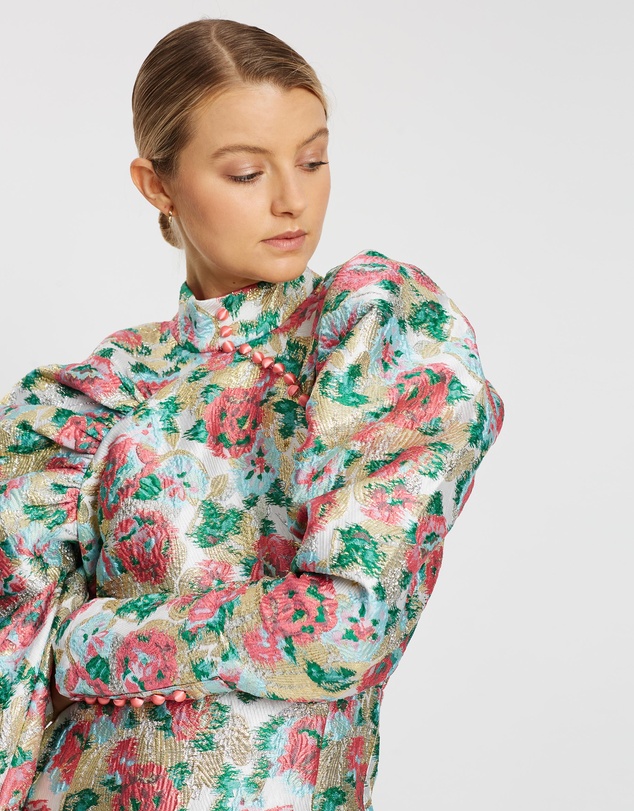 ROTATE - Kim Jacquard Dress