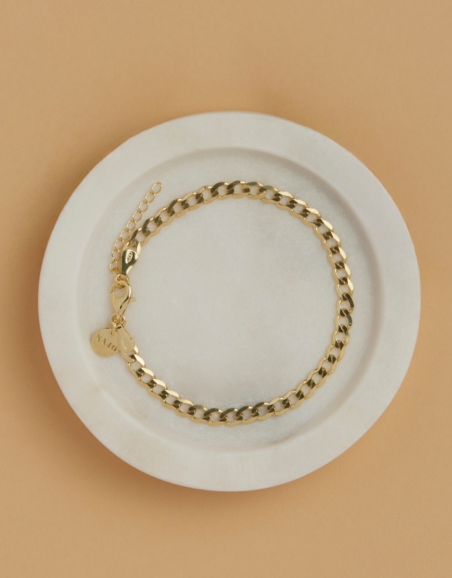 Najo - Marchioness Yellow Gold Petite Bracelet (18.5cm+ext)