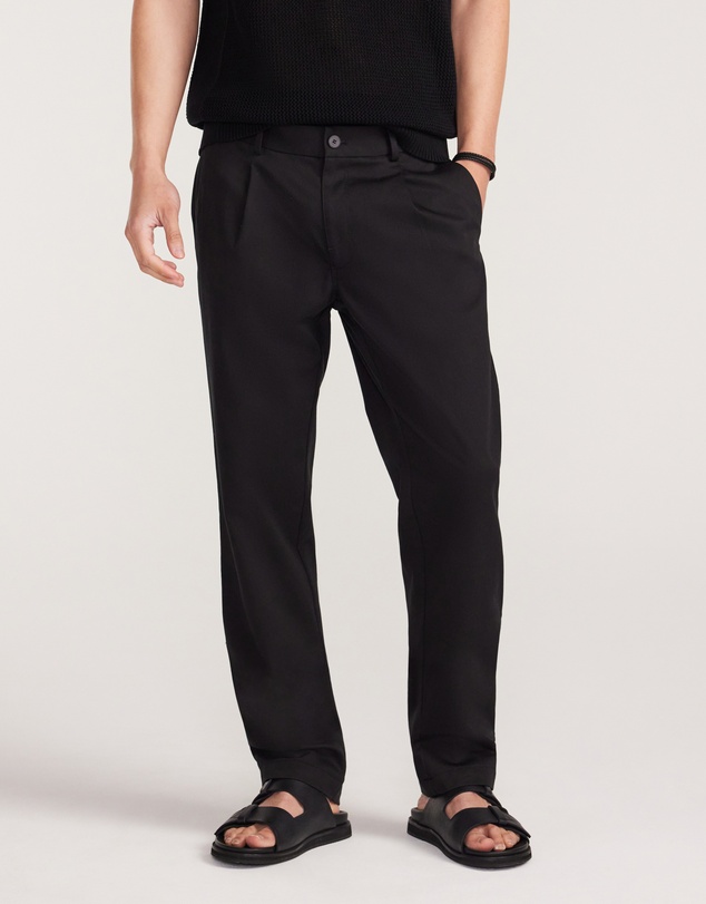Calibre - Soft Twill Elastic Waist Pants Black