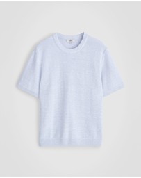COS - Knitted Linen-Cotton T-Shirt