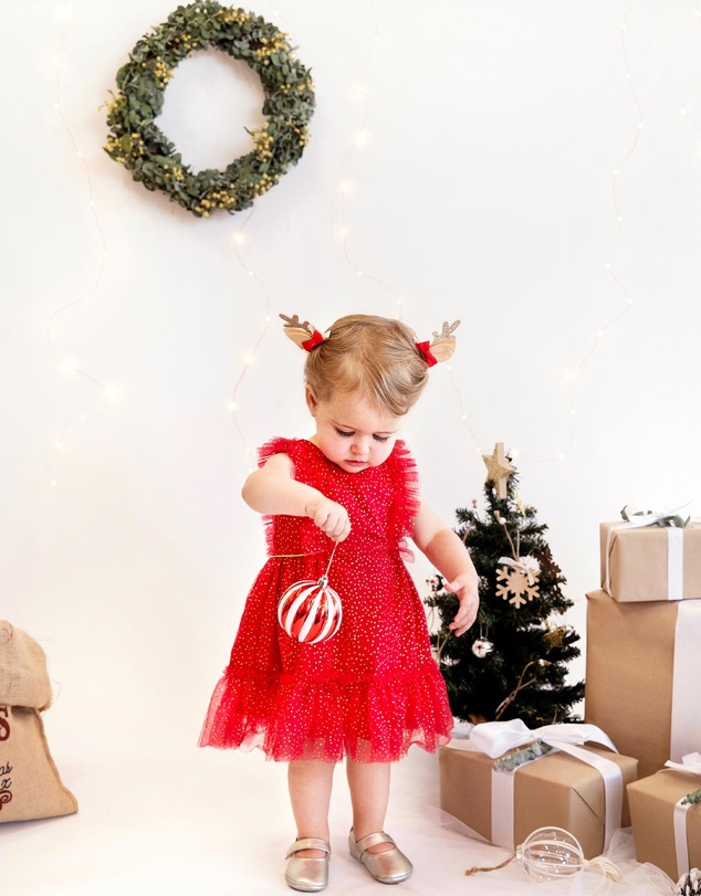 Bebe by Minihaha - Festive Glitter Dress - Babies