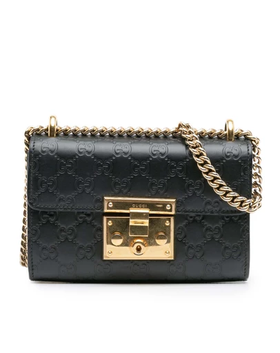 Pre-Loved by Azura Reborn - Pre-Loved Small Guccissima Padlock Crossbody